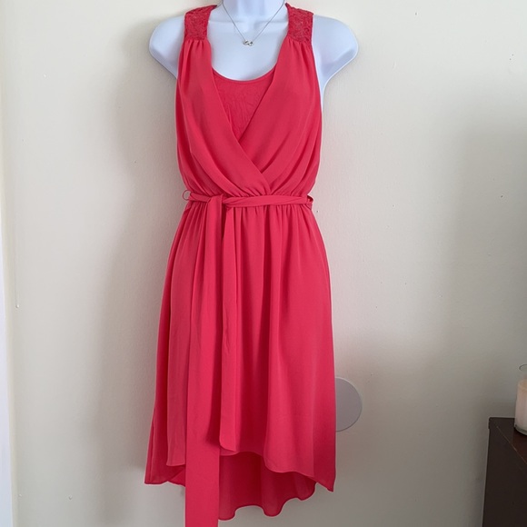 Express: Coral dress - Picture 2 of 6